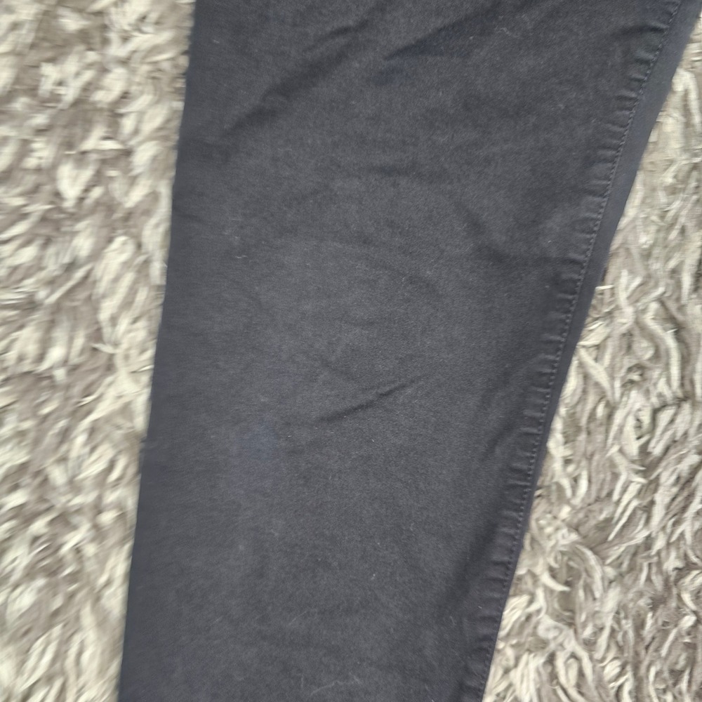 Express Mens Slim Fit Chino Pants Black 28x30 Stretch Cotton Blend Casual Work - Picture 3 of 10